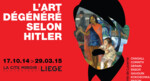 Luik: tentoonstelling 'Ontaarde kunst volgens Hitler'